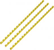 Пружина для брошюрования D&A пластиковая 51 мм желтая 50 шт. 1220201510206