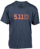 Футболка 5.11 Tactical Legacy Pop Tee р. L [749] Navy Heather