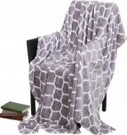 Плед Flannel Plush Grey Fence 200x220 см серый La Nuit