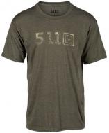 Футболка 5.11 Tactical Legacy Topo Fill Tee р. XL [223] Military Green Heather