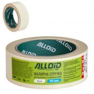 Стрічка самоклейка малярна Alloid 38 мм 0,12 мм 40 м білий