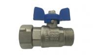 Кран шаровой Gross с накидной гайкой 3/4 прямий