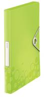 Папка-бокс WOW A4 PP зеленый металлик 46290064 Leitz