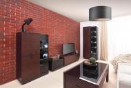 Плитка бетонная уголок Stone Master Wall Brick Red 1,57 пог.м