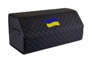 Сумка автомобільна ECO L 30x30x65 см Флаг Украины EVAtech чорний