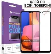 Защитное стекло MakeFuture Full Cover Full Glue для Samsung A20s (MGF-SA20S)