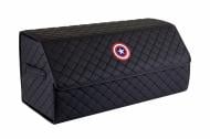 Сумка автомобільна ECO L 30x30x65 см Captain America logo EVAtech чорний Сумка автомобільна ECO L 30x30x65 см Captain America logo EVAtech чорний