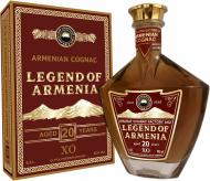Коньяк Легенда Вірменії 20 років (сув. коробка) 0,5 л