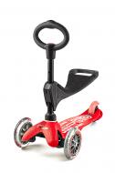 Самокат Micro MiniDeluxe с О-ручкой и сиденьем красный MMD015