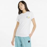 Футболка Puma SWxP Graphic Tee 53355902 р.M белый