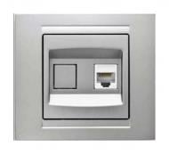 Розетка компьютерная без заземления Gunsan Moderna IP20