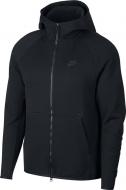 Джемпер Nike M NSW TCH FLC HOODIE FZ 928483-010 р. S черный