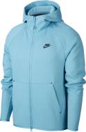 Джемпер Nike M NSW TCH FLC HOODIE FZ 928483-424 р. 4XL голубой