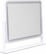 Зеркало косметическое Sensio LED сенсорное на подставке белое пластик 44х7х36 см