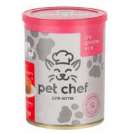 Консерва для котов Pet Chef паштет мясное ассорти 360 г