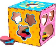 Розвиваюча іграшка Quokka дерев'яний куб-сортер 16 х 16 см. QUOKA003A