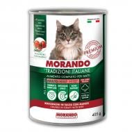 Корм вологий для котів Morando Tradizioni шматочки у соусі з яловичиною 400 г
