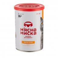 Консерва для котов М'ясна миска паштет мясной с курицей 415 г