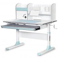 Детский стол Mealux Edmonton Multicolor BL с полкой (BD-610 W/MC + BL)