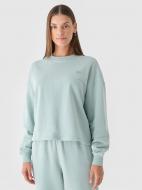 Свитшот 4F SWEATSHIRT F1305 4FWAW24TSWSF1305-47S р.XS зеленый