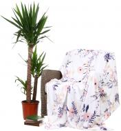 Плед Floral 200x220 см белый с принтом La Nuit Плед Floral 200x220 см белый с принтом La Nuit