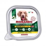 Корм вологий Morando Tradizioni для собак паштет з куркою, морквою та горохом 300 г
