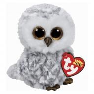 Игрушка-брелок TY Beanie Boos 35020 Сова Owlette 12 см светло-серый