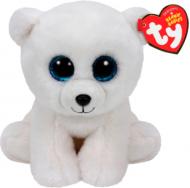 Мягкая игрушка TY Медвежонок Arctic 15 см белый