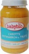 Пюре Babybio органічне з моркви та китайського гарбуза та форелі 200г 51056
