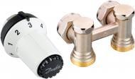 Термостатичний комплект Danfoss RAS-CK + RLV-KS 1/2", кутовий