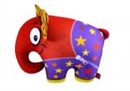 Іграшка Danko Toys SOFT TOYS 60 Слон 19 см помаранчевий