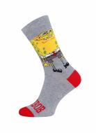 Носки мужские Брестские 4203 Spongebob 038 р.40-43 серый меланж