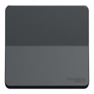Выключатель кнопочный одноклавишный Schneider Electric Mureva Styl без подсветки черный MUR35027 Выключатель кнопочный одноклавишный Schneider Electric Mureva Styl без подсветки черный MUR35027