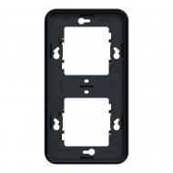 Рамка двухместная Schneider Electric Mureva Styl вертикальная черный MUR34151