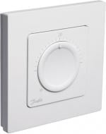Терморегулятор Danfoss Icon Display, механічний, 230V, 80 х 80мм, In-Wall, білий 088U1000