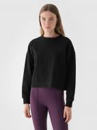 Свитшот 4F SWEATSHIRT F1305 4FWAW24TSWSF1305-20S р.XS черный Свитшот 4F SWEATSHIRT F1305 4FWAW24TSWSF1305-20S р.XS черный
