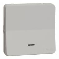 Выключатель кнопочный одноклавишный Schneider Electric Mureva Styl с подсветкой белый MUR39127 Выключатель кнопочный одноклавишный Schneider Electric Mureva Styl с подсветкой белый MUR39127