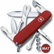 Нож швейцарский Victorinox CLIMBER MAT красный матовый лак 1.3703.M0007p 100006