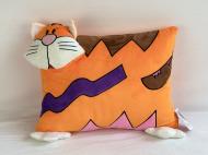 Подушка декоративная Кот Мексиканец 28x37 см оранжевый Гулівер Країна