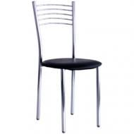 Стул обеденный AMF Art Metal Furniture Олли черный/хром
