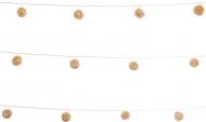 Электрогирлянда Феєрія Золотой шар LDT103 встроенный светодиод (LED) 20 ламп 4 м