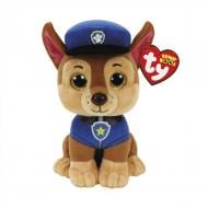М'яка іграшка TY Paw Patrol Німецька вічарка Гонщик (великий) 15 см синій
