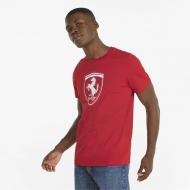 Футболка Puma Ferrari Race tonal Shield Te 53375202 р.XL червоний Футболка Puma Ferrari Race tonal Shield Te 53375202 р.XL червоний