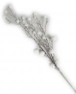 Декорация новогодняя Ветка заснеженная с ягодами 76 см EPI-RS1Z2296