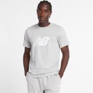 Футболка New Balance Sport Jersey Logо MT43906-AG р.р.M серый