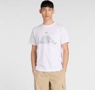Футболка New Balance Athletics Pile MT53964-WT р.р.S белый