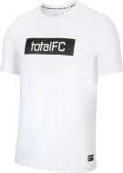 Футболка Nike M NK FC DRY TEE SEASONAL GRPHC CD0167-100 р.S белый