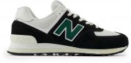 Кросівки чоловічі демісезонні New Balance 574 U574RBG р.44 чорні із білим