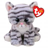 Мягкая игрушка TY Beanie Babies Серый котик Millie 15 см серый