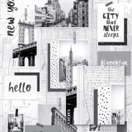 Шпалери зі спіненого вінілу Sintra Decoration HELLO NEW YORK 403600 0,53x10,05 м